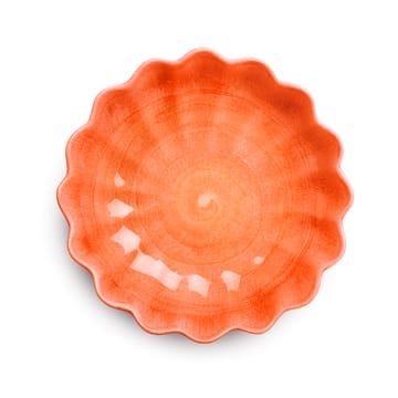 Tigela Oyster Ø24 cm - Laranja - Mateus