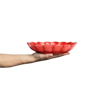 Tigela Oyster Ø24 cm - Vermelho-Limited Edition - Mateus