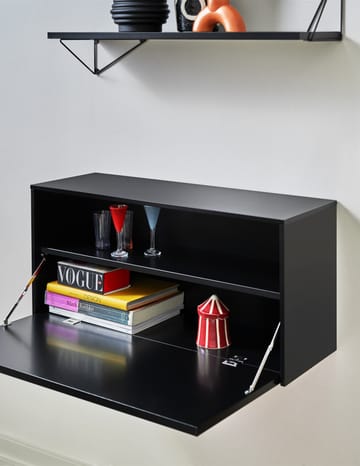 Pythagoras Cabinet gabinete 38x80 cm - Preto - Maze