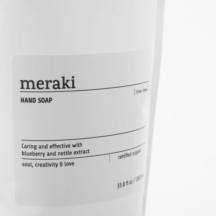 Refil de sabão de mãos Meraki 1000 ml, Linen dew Meraki