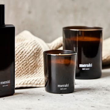 Vela perfumada Meraki 12 horas, 2-unid. - Dark wood - Meraki