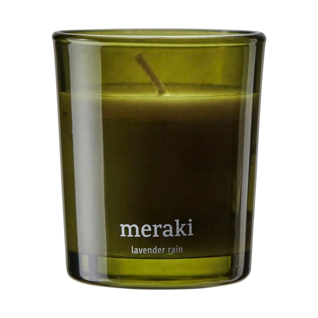 Vela perfumada Meraki 12 horas, 2-unid., Lavender rain Meraki