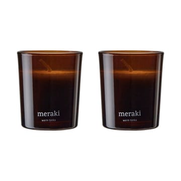 Vela perfumada Meraki 12 horas, 2-unid. - Warm tonka - Meraki