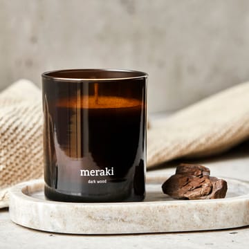 Vela perfumada Meraki, 35 horas - Dark wood - Meraki