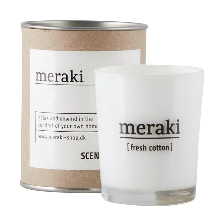 Vela perfumada Meraki 35 horas - Fresh cotton - Meraki