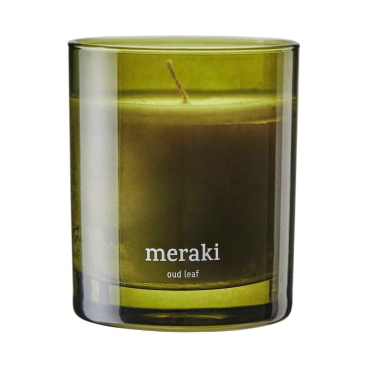 Vela perfumada Meraki, 35 horas, Oud leaf Meraki