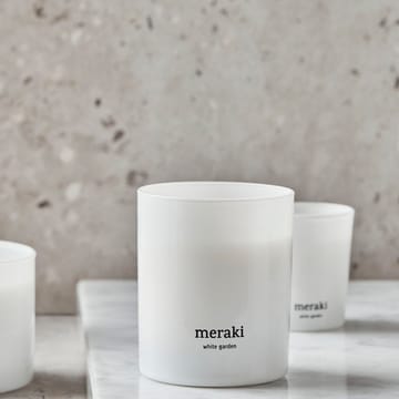 Vela perfumada Meraki, 35 horas - White garden - Meraki