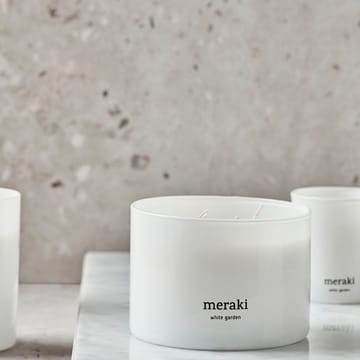 Vela perfumada Meraki, 60 horas - White garden - Meraki