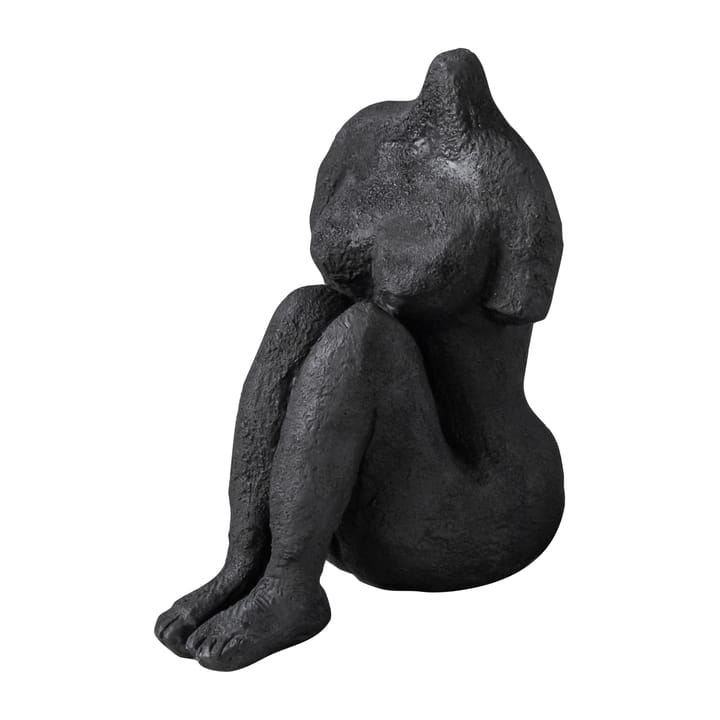 Art piece mulher sentada 14 cm - Preto - Mette Ditmer