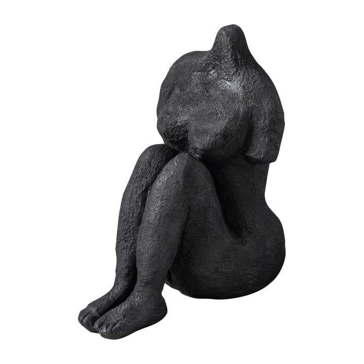 Art piece mulher sentada 14 cm, Preto Mette Ditmer