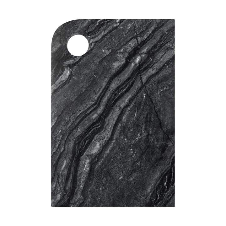 Bandeja Marble medium 20x30 cm - Black-grey - Mette Ditmer