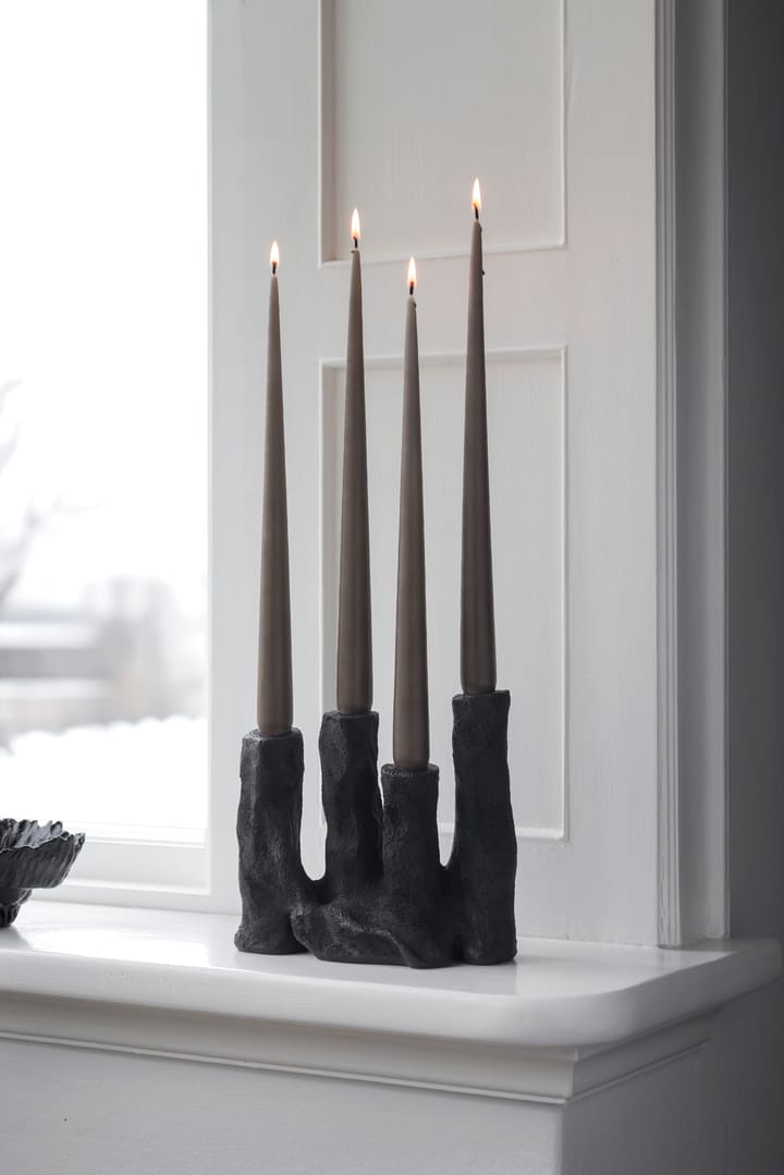 Candelabro Art piece four, Preto Mette Ditmer