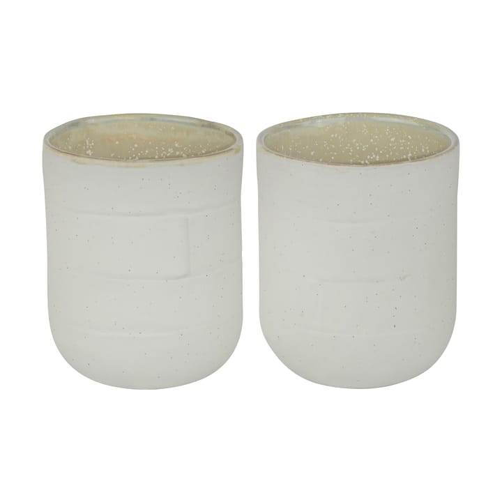 Caneca Sand Grain 30 cl 2-unidades  - Palha - Mette Ditmer