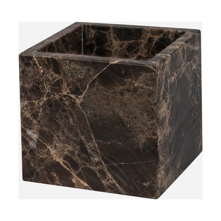 Cubo Marble 8,5x8,5 cm, Brown Mette Ditmer