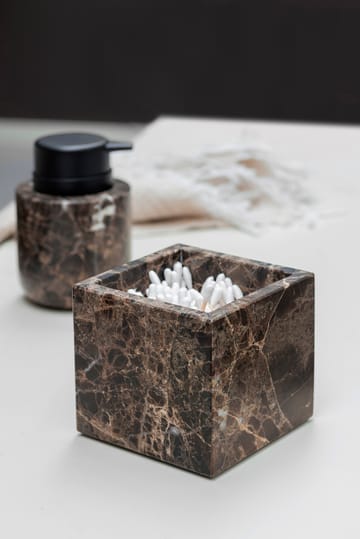 Cubo Marble 8,5x8,5 cm - Brown - Mette Ditmer