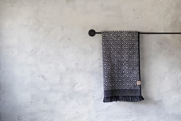 Morocco toalha 50x90 cm - Preto-branco - Mette Ditmer