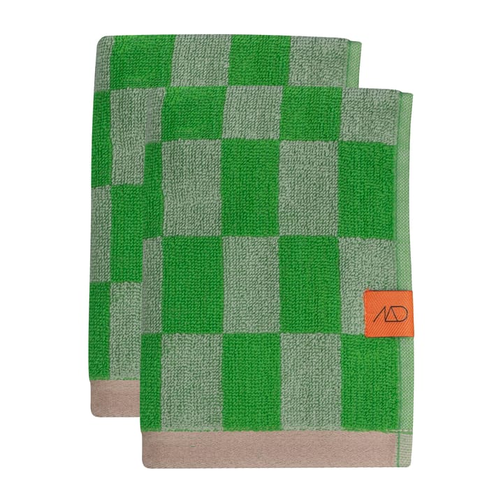 Retro toalha de mão 40x55 cm 2 unid. - Classic verde - Mette Ditmer