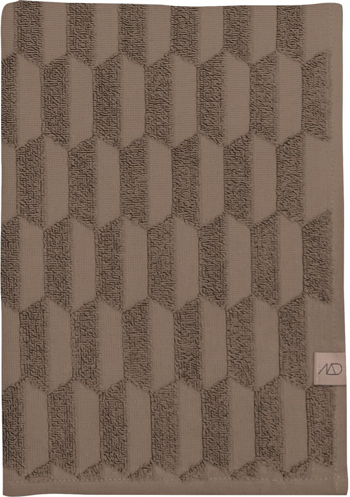 Toalha de banho Geo 70x133 cm, Nougat Mette Ditmer