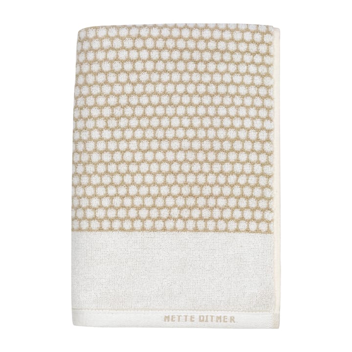 Toalha de banho Grid 70x140 cm - Sand-off white - Mette Ditmer