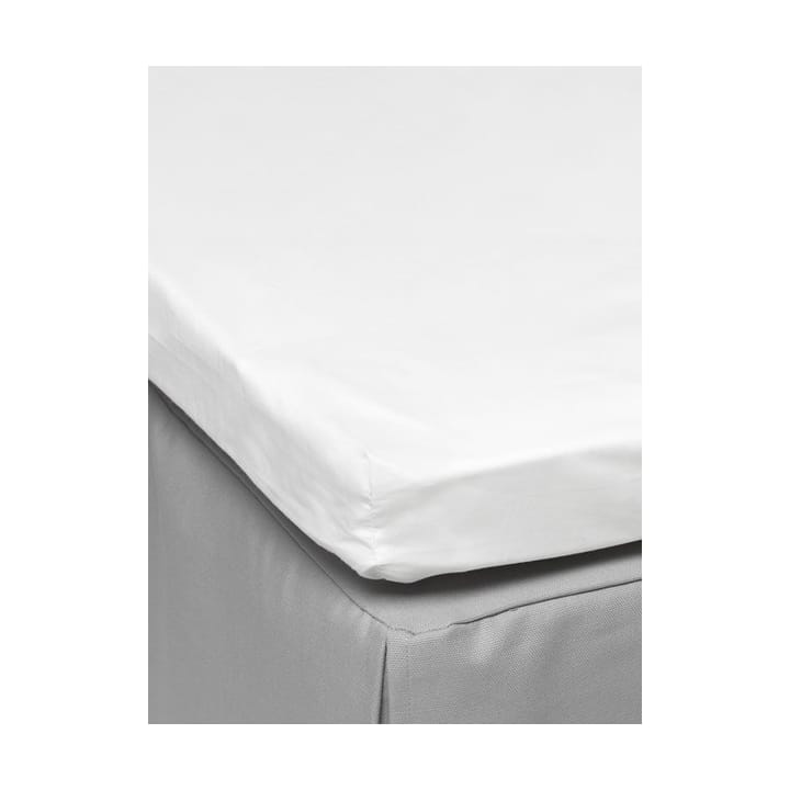 Lençol com dobra Pousada Percale EKO  - Branco, 160x200 cm - Mille Notti