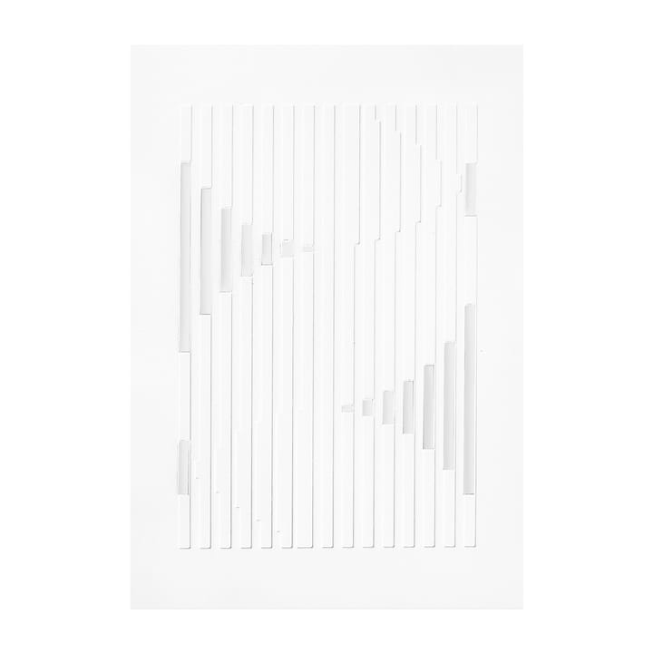 Arte Linhas orgânicas 21x29,7 cm  - Off White  - MOEBE