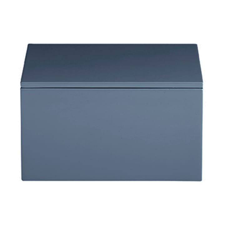 Caixa de armazenamento Lux lacada 19x19x10,5 cm - Blue indigo - Mojoo