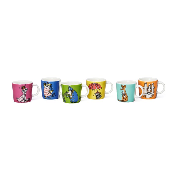 Caneca Moomin mini 6 un.Thrid classic - Multi - Moomin Arabia