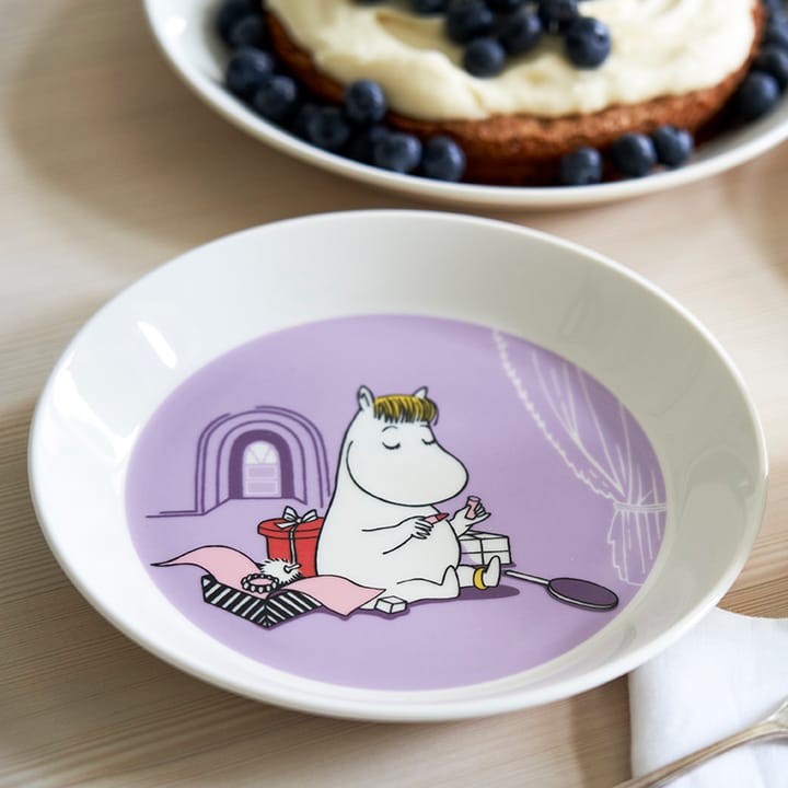 Prato Snorkmaiden Moomin roxo, roxo Moomin Arabia