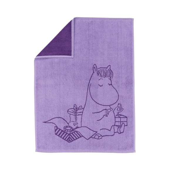 Toalha de banho Moomin 50x70 cm - Violet Snorkfröken - Moomin Arabia