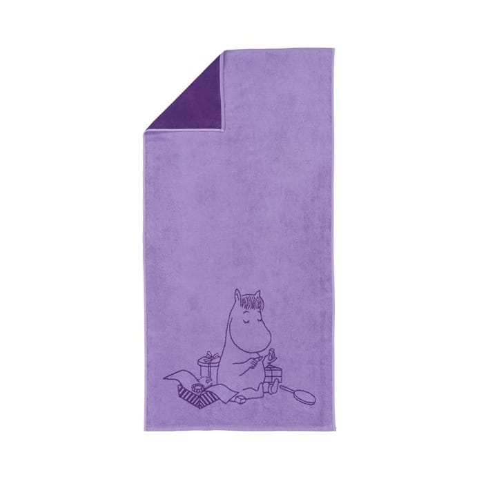 Toalha de banho Moomin 70x140 cm - Violet Snorkfröken - Moomin Arabia