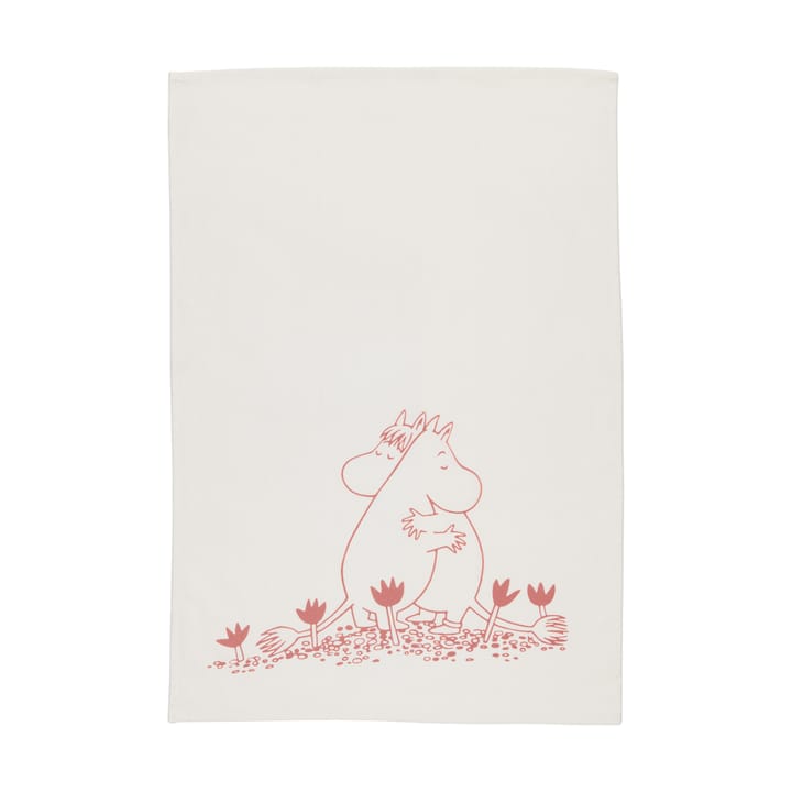 Toalha de cozinha Moomin 50x70 cm - Amor branco - Moomin Arabia