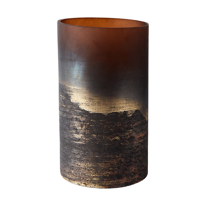 Vaso Lana Ø14x25 cm, Brown-gold MUUBS