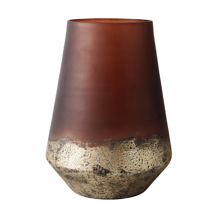 Vaso Lana Ø18x26 cm - Brown-gold - MUUBS