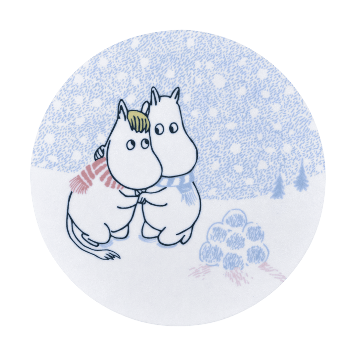 Base para copos Moomin Ø10 cm - Let it snow - Muurla