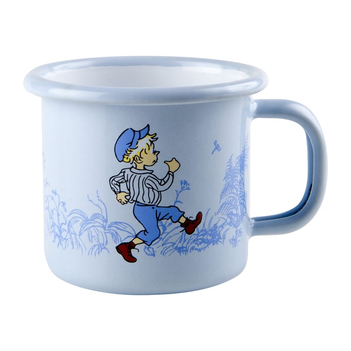 Caneca de esmalte Emil em Lönneberga 1,5 dl, Azul claro Muurla