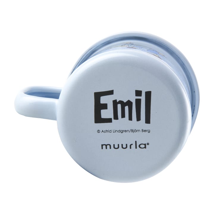 Caneca de esmalte Emil em Lönneberga 1,5 dl, Azul claro Muurla