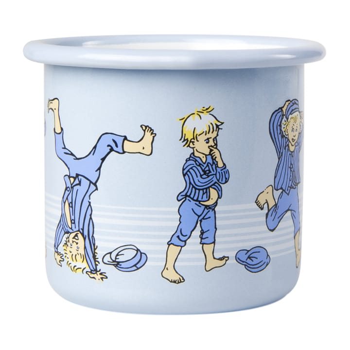 Caneca de esmalte Emil em Lönneberga 2,5 dl, Azul claro Muurla