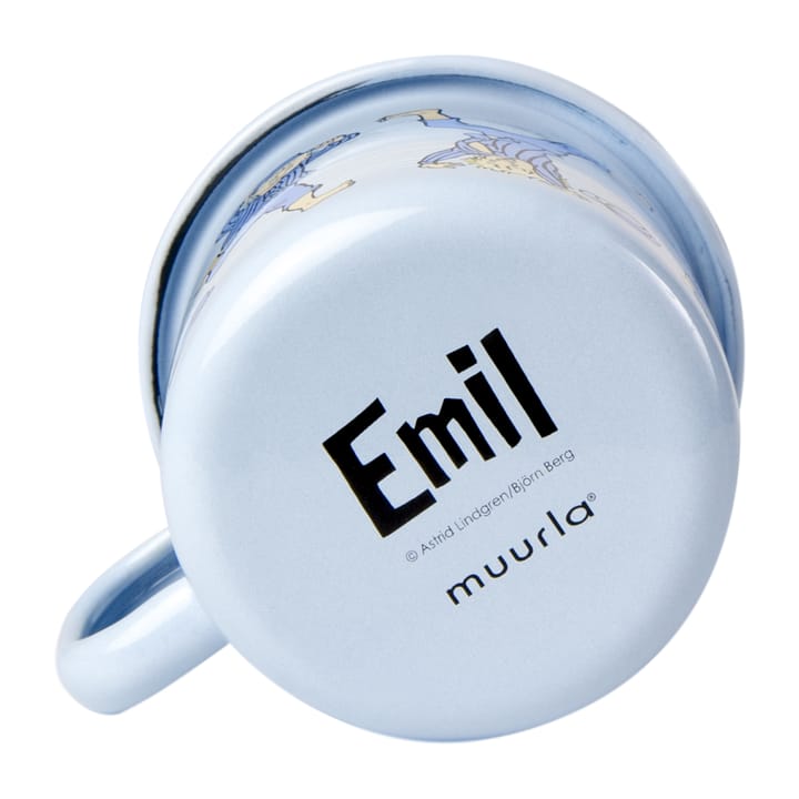 Caneca de esmalte Emil em Lönneberga 2,5 dl - Azul claro - Muurla