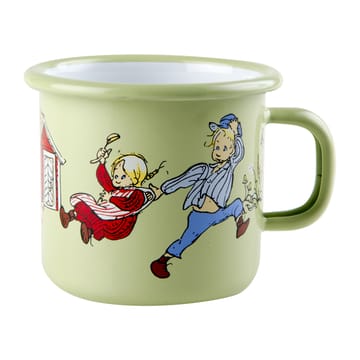 Caneca de esmalte Emil & Ida 2,5 dl - Verde - Muurla