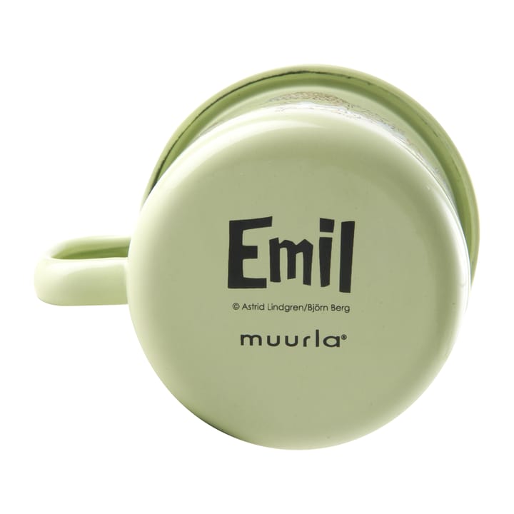 Caneca de esmalte Emil & Ida 2,5 dl, Verde Muurla