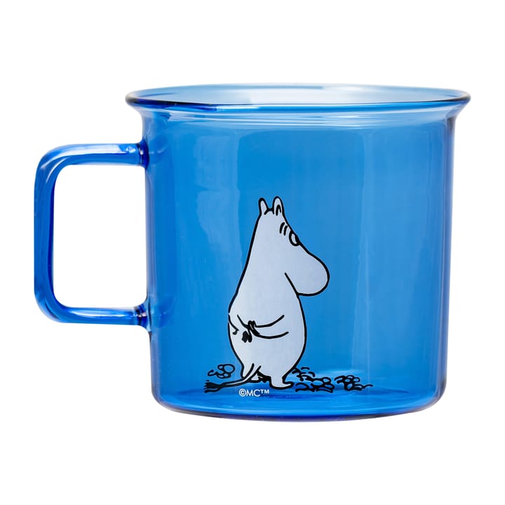 Caneca de vidro Moomin 35 cl - Azul - Muurla