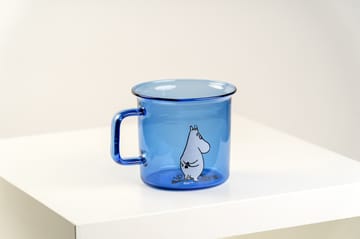 Caneca de vidro Moomin 35 cl - Azul - Muurla