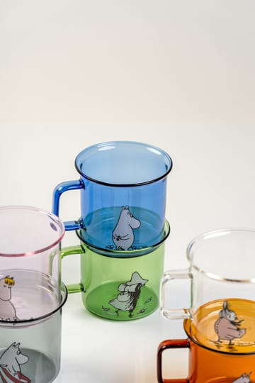 Caneca de vidro Moomin 35 cl - Azul - Muurla