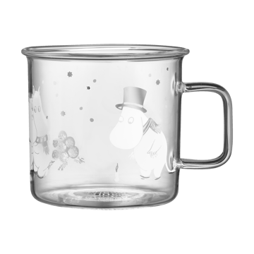 Caneca de vidro Moomin 35 cl - Let it snow - Muurla