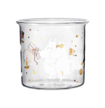 Caneca de vidro Moomin 35 cl - Sparkling stars - Muurla