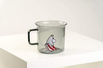 Caneca de vidro Moomin mamma 35 cl - cinza - Muurla