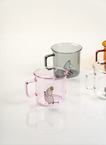 Caneca de vidro Moomin mamma 35 cl - cinza - Muurla