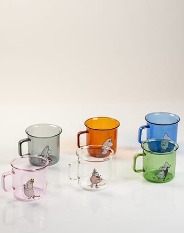 Caneca de vidro Moomin mamma 35 cl - cinza - Muurla