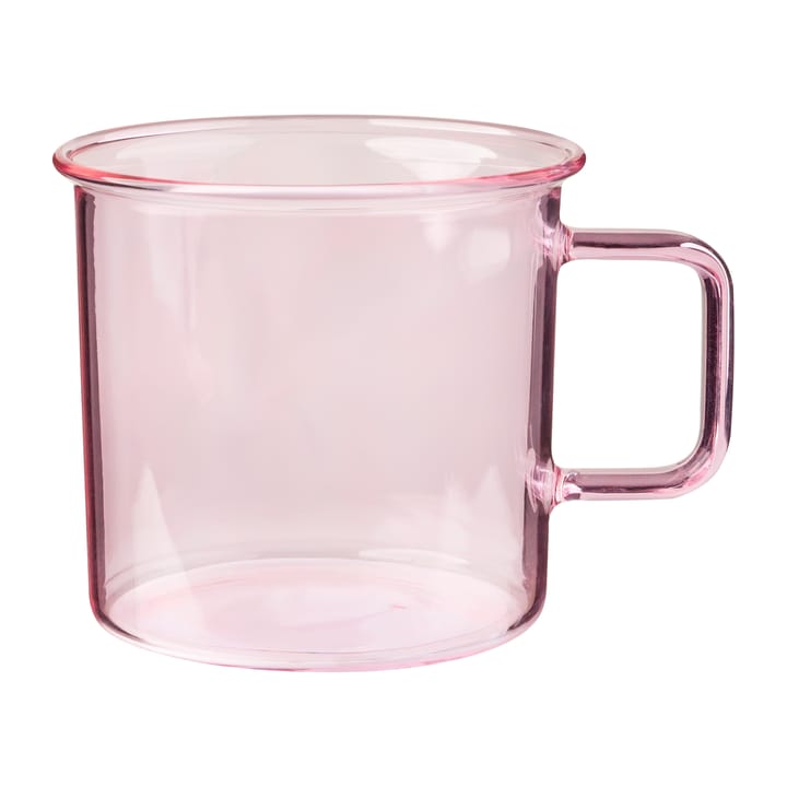 Caneca de vidro Muurla 35 cl - Rosa  - Muurla