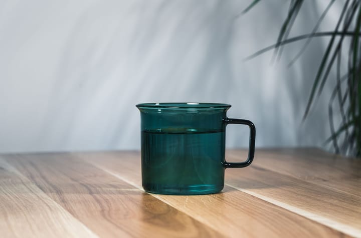 Caneca de vidro Muurla 35 cl - Teal - Muurla